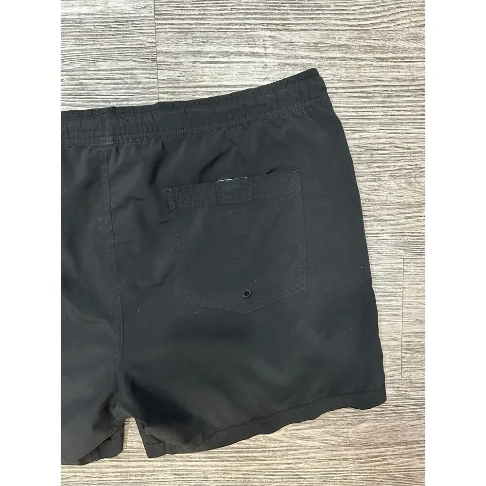 Vuori Performance Active Shorts Mens Large Black Elastic Drawstring Running Gym